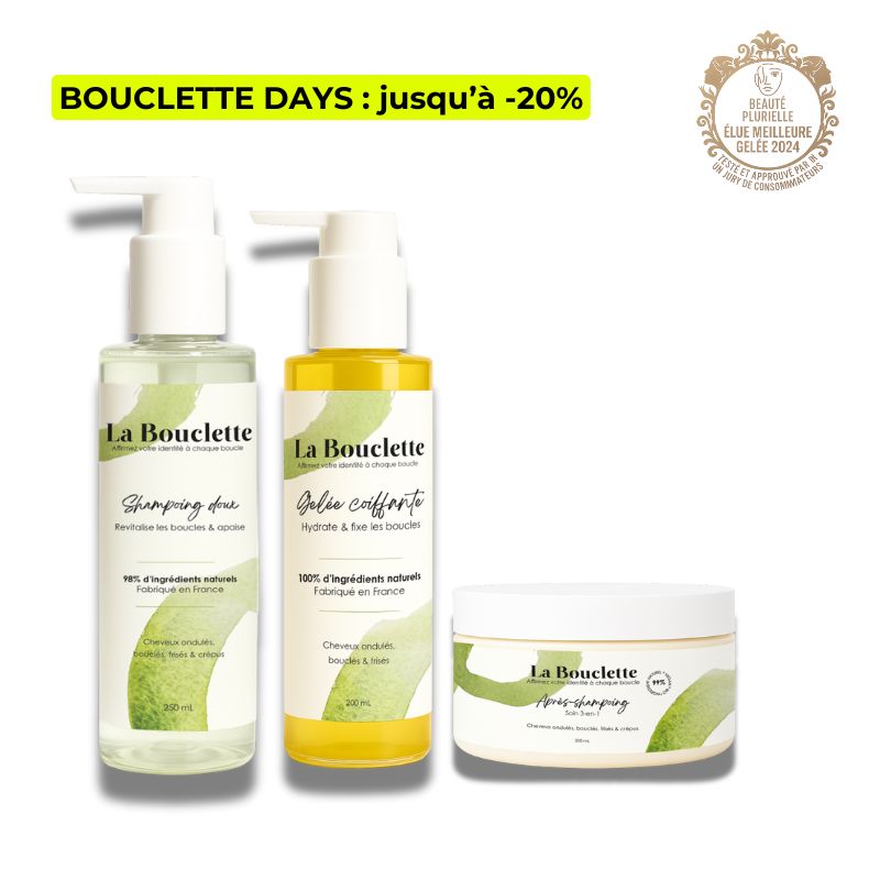 Routine cheveux ondulés