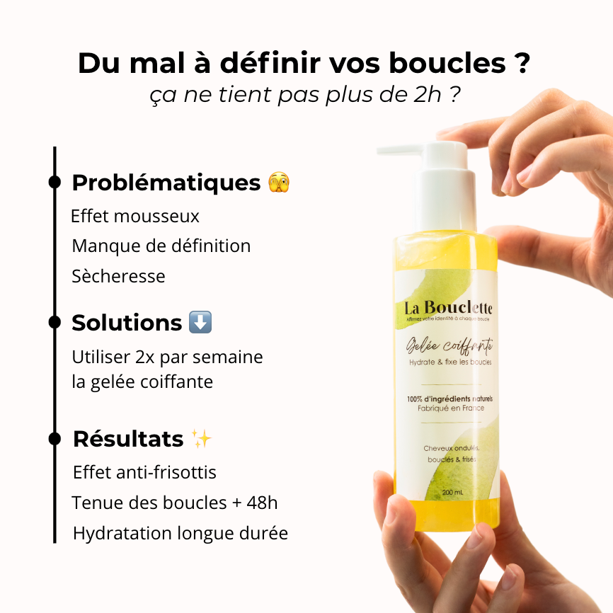 Routine cheveux ondulés