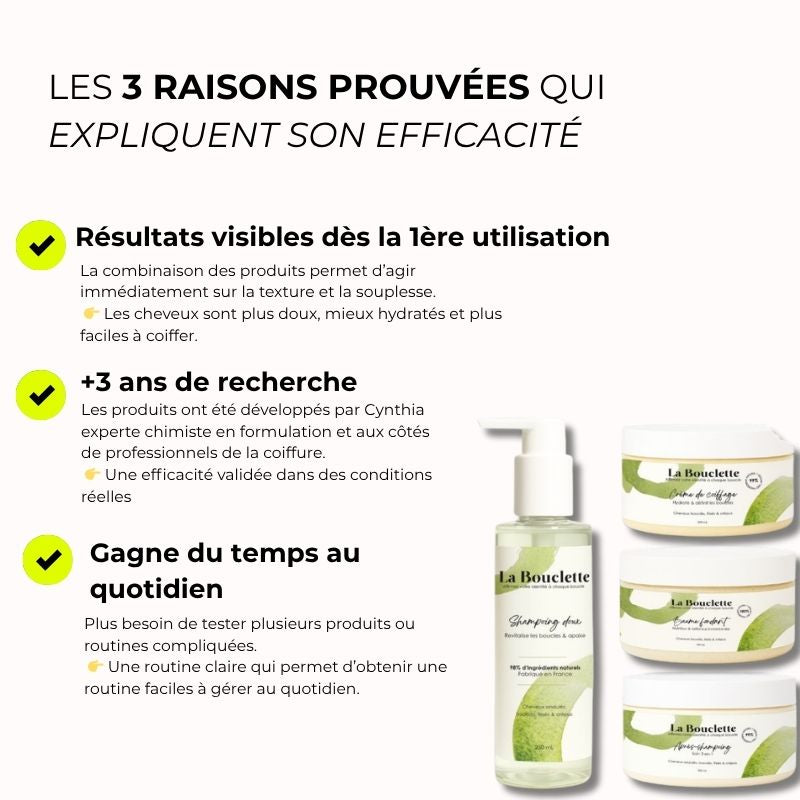 Routine cheveux crépus