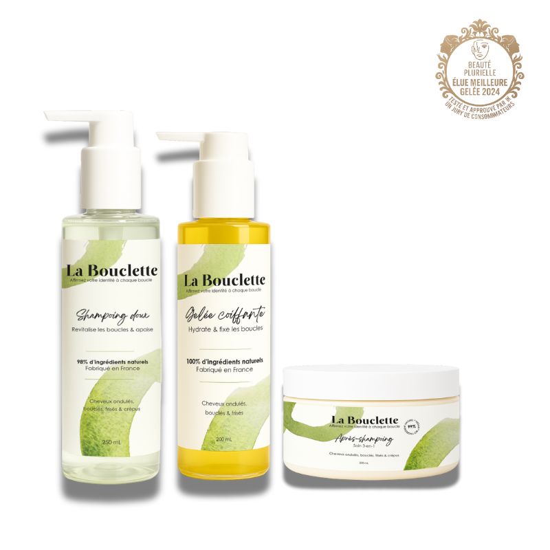 Routine cheveux ondulés