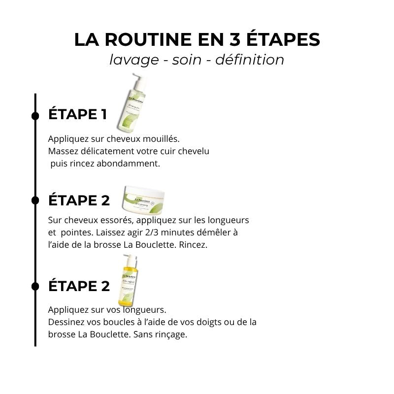 Routine cheveux ondulés