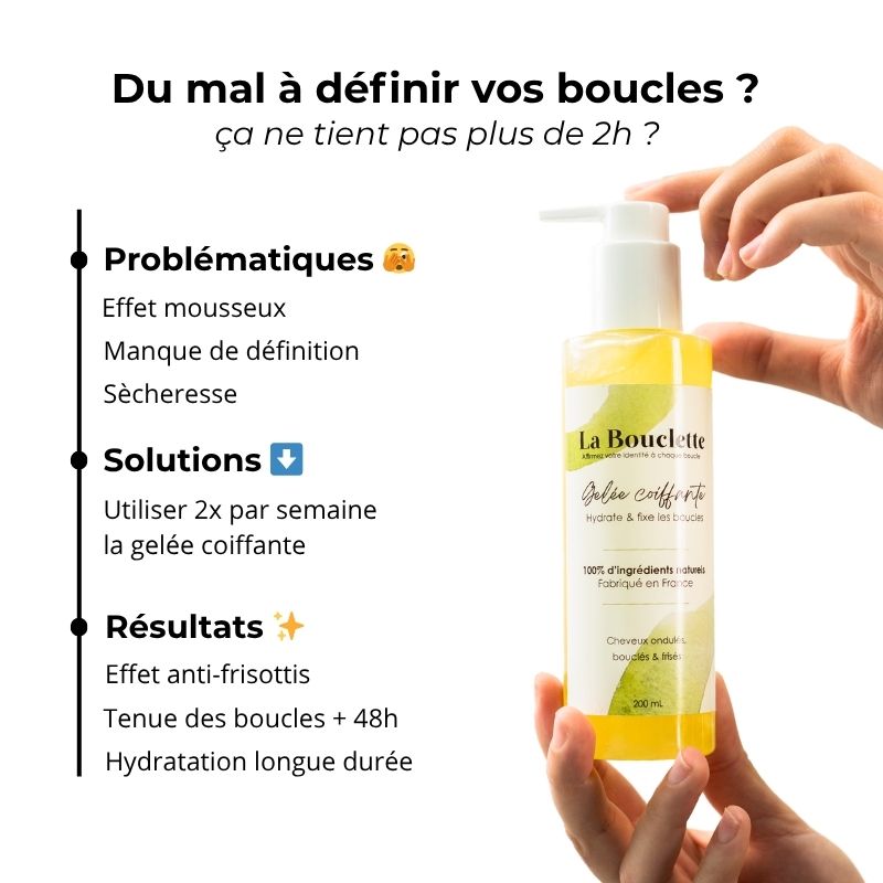 Gelée - Hydrate et fixe les boucles