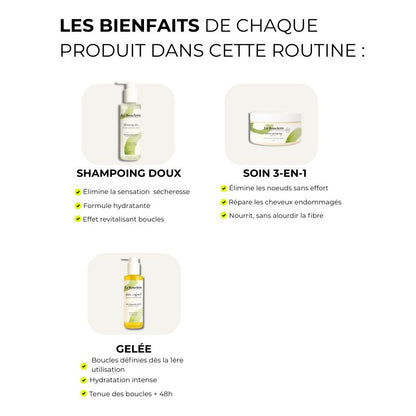 Routine cheveux ondulés