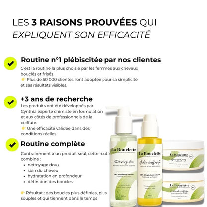 Routine cheveux bouclés - frisés