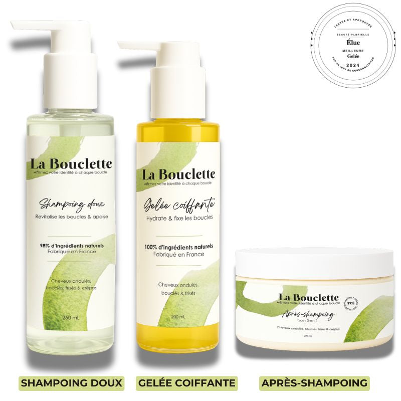 Routine cheveux ondulés