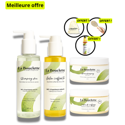 Routine cheveux bouclés - frisés + 3 OFFERTS