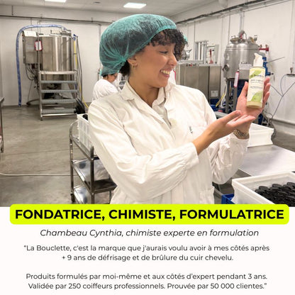 Cynthia Chambeau, fondatrice et chimiste formulatrice de La Bouclette