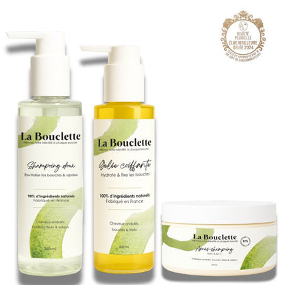 Routine cheveux ondulés