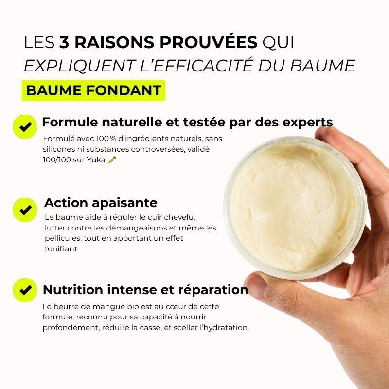 Baume fondant : bienfaits