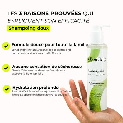 shampoing-doux : bienfaits